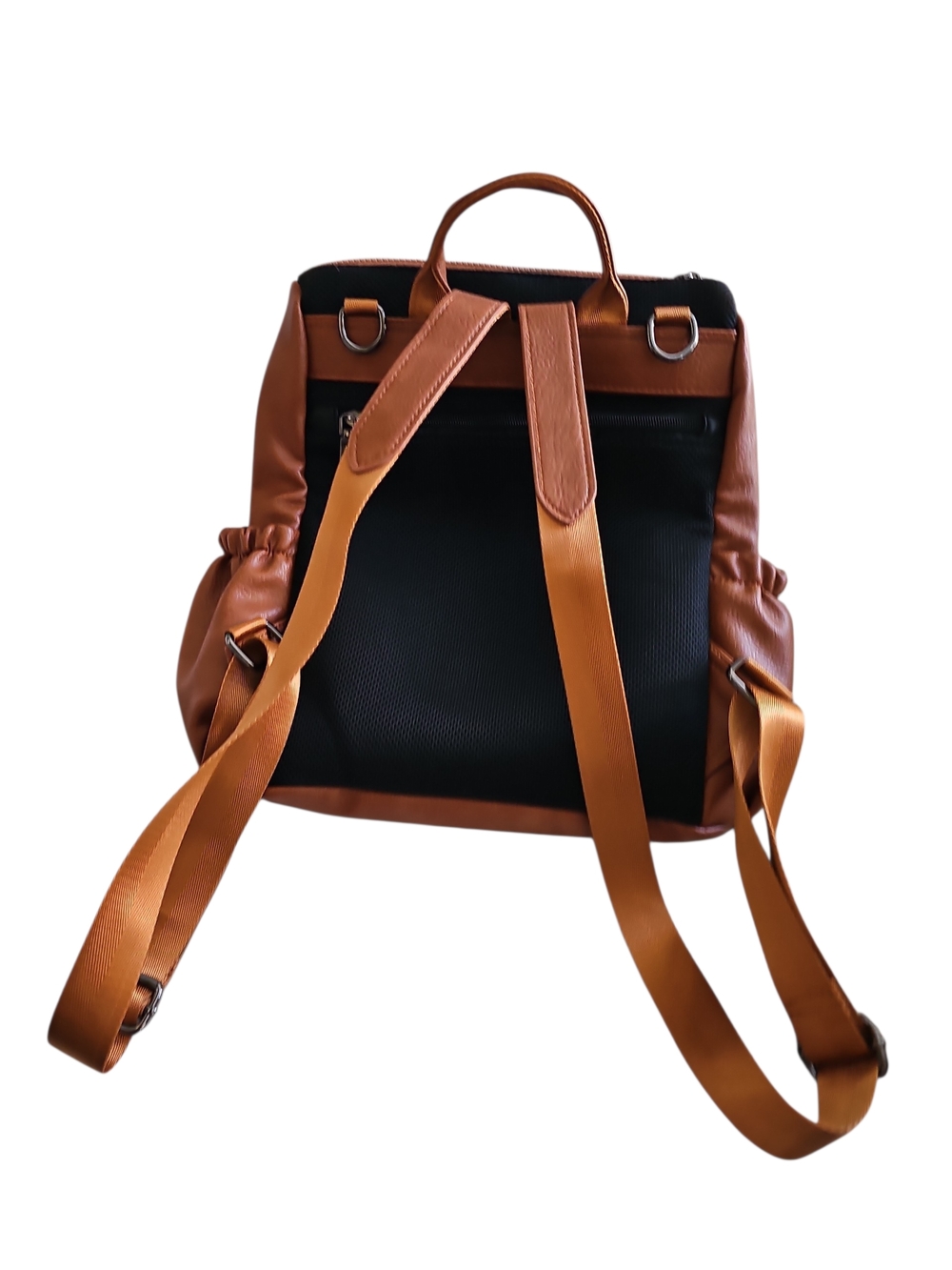 Unbranded Faux Leather Backpack - Classic Daypack - Picture 2 of 6